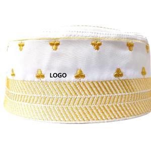 Oración musulmana Topi cubierta de cabeza musulmana mejor calidad al por mayor Topi para hombres sombreros Kufi de punto Islámico - Product Image 5