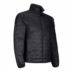 Doudoune en polyester imperméable pour hommes avec capuche service OEM personnalisé Pakistan vente en gros 2025 high street - Product Image 2