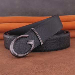 Diseñador Young Jeans Café Genuino Cuero de vaca Cinturón Casual Moda Suave para hebilla Alta calidad Lujo Marca famosa - Product Image 3