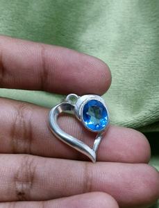 Meilleur pendentif en argent sterling 925 avec tanzanite en forme de cœur, bijoux romantiques de guérison, design floral, bijoux unisexe, cadeau - Product Image 3