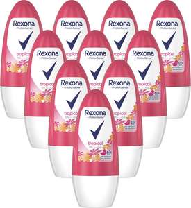 Déodorant Roll-On Herbal Rexona Tropical pour Femme, Lot de 10 x 50 ml, Parfum Frais et Naturel - Product Image 3