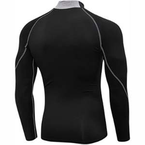 Rashguard à manches longues MMA pour hommes avec logo personnalisé pour femmes et adultes - Spandex/Polyester UPF50+ Séchage rapide - Product Image 2