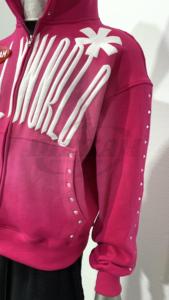 100% algodón Terry Hoodie cómodo sudadera de gran tamaño para hombre con logotipo bordado personalizado Puff estampado Streetwear para invierno - Product Image 2