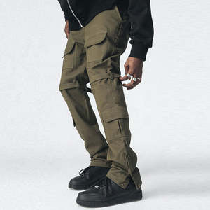 กางเกงคาร์โก้ผู้ชาย2023,กางเกงกระดุมตามสั่ง - Product Image 4