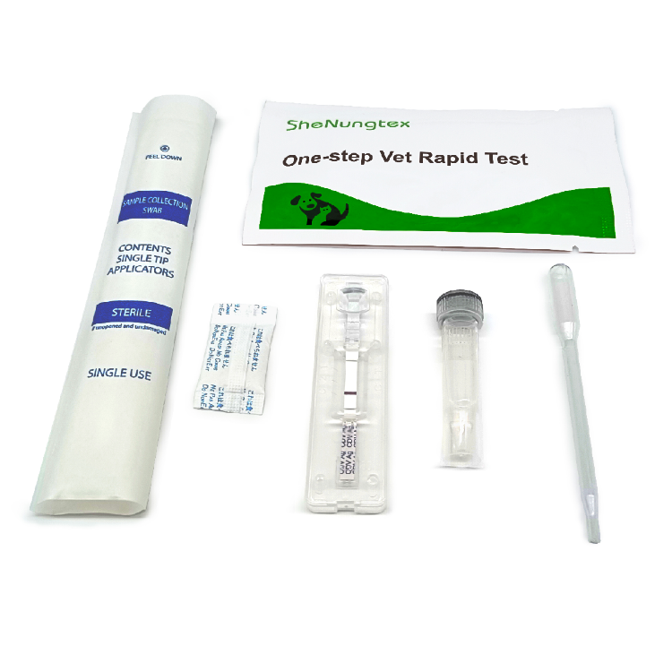 Companion Animal CPV Disease Diagnostic Veterinär-Schnelltest kit Canine Parvovirus Test Kit für Hunde