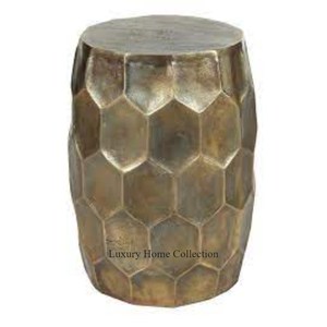 โต๊ะกลางสีทองที่ต้องการมากที่สุดแผ่นโลหะเคลือบเงาอุปกรณ์ตกแต่งแฟนซีเฟอร์นิเจอร์สำหรับใช้ในบ้านและโรงแรม - Product Image 3