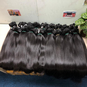 ผมแท้จากกัมพูชาช่อผมมนุษย์ธรรมชาติตรง100% ตามธรรมชาติ - Product Image 1
