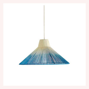 Bali-Inspired Natural Cane Pendant <b>Light</b> Handcrafted Rattan and Jute Ceiling Lamp with Seagrass Detailing for Exotic new - Product Image 2