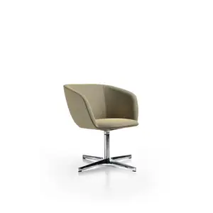 Soul Compact Swivel Low Backrest Community Meeting Chair - Comfort And Mobility In A Contemporary Design