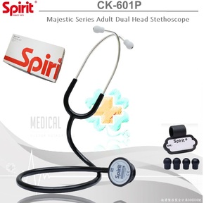 Stéthoscope d'étudiant à double tête de haute qualité avec source d'alimentation manuelle conçue avec précision - Product Image 2