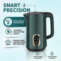 Bouilloire électrique en acier inoxydable grande capacité avec arrêt automatique pour usage domestique