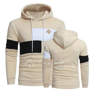 Nouveauté 2025 – Vente en gros usine – Sweat-shirts brodés personnalisés pour hommes – 100 % coton – Col à capuche – Design à poches contrastantes – Respirant - Product Image 3