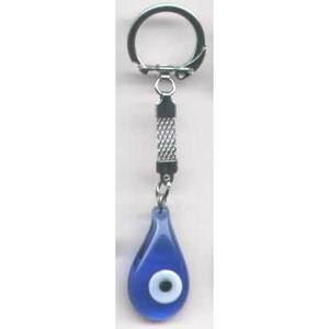 Porte-clés en verre 9X3 cm Evil Eyes - Product Image 1