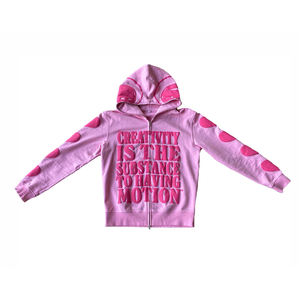 Sweat-shirt à capuche personnalisé en 3D pour l'hiver 2025, imprimé avec un logo en relief, 100% coton, mélange de polyester, polaire - Product Image 1