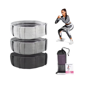 Mini bandes de cercle de hanche de traction de résistance de yoga d'exercice sportif de forme physique de logo personnalisé - Product Image 3