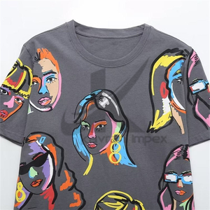 Camisetas bordadas personalizables para mujer-Tela de alta calidad con diseños de bordado personalizados, ideal para ropa informal - Product Image 6