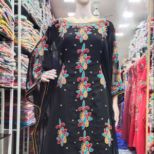 2022 caftan marocain perles de pierre faites à la main de couleur magnifique nouveau design vêtements et accessoires traditionnels musulmans - Product Image 1