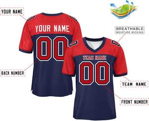 Urban Clubwear Ropa deportiva de fútbol americano Jerseys Malla de poliéster de secado rápido Impresión de sublimación transpirable Logotipo personalizado Tallas grandes - Product Image 6