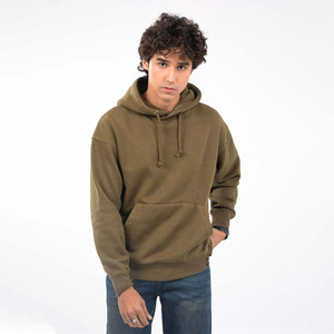 2025 ODM personnalisé brodé bouffée impression sweats à capuche à manches longues pour hommes Offre Spéciale imprimé polyester uni pour l'hiver - Product Image 1