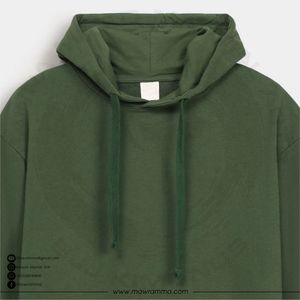 Sweat à capuche pour homme en molleton 100% coton, surdimensionné, lourd, avec broderie mécanique et impression numérique, teinture personnalisée de qualité supérieure - Product Image 3