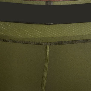 Leggings pour hommes, pantalon de course, de gym et de yoga, respirant, séchage rapide, tissu extensible en spandex/polyester, longueur intégrale, taille élastique, OEM - Product Image 5