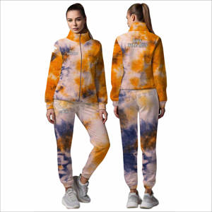 Chándales Deportivos para Mujer con Logotipo Personalizado, Ropa Deportiva de Algodón con Cremallera, en Existencia - Product Image 3