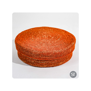 Seagrass Cover Basket with Braided round Bowl Set Spice <b>Storage</b> Use - Product Image 5