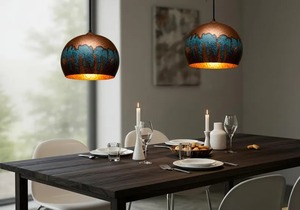 Lámpara colgante de cobre de proveedor indio para escritorios de oficina o estudios e interiores modernos disponibles a un precio asequible - Product Image 4