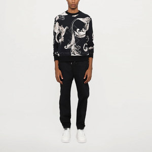 Nouveau sweat-shirt en molleton uni décontracté pour l'hiver, grande taille, pour homme, en coton mélangé, couleur personnalisable, design de haute qualité - Product Image 2