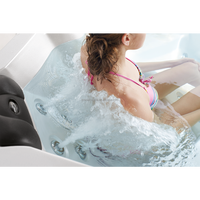 Nouveau design Baignoire de luxe Balboa Gecko Family Three People Massage Outdoor Smart Whirlpool Spa Small Hot Tub