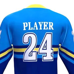 Último Diseño en Ropa Juvenil, Jersey de Hockey sobre Hielo de Color Sólido, Jersey de Hockey sobre Hielo al por Mayor al Mejor Precio - Product Image 5