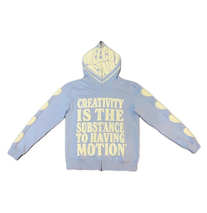 Factory Wholesale Custom Thick Full Face <b>Zip</b> up New Design Hoodie Over Face Men's <b>Hoodies</b> Men Winter Streetwear - Product Image 5