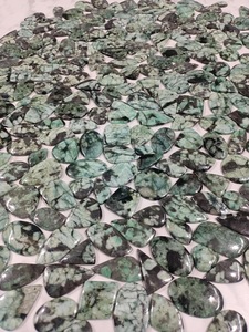 500กรัมล็อตกึ่งมีค่ามรกตพลอย-ขายส่งมรกตอัญมณีหลวม Cabochon-มรกตเครื่องประดับเงินหลวม - Product Image 3