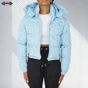Veste coupe-vent pour homme 2025, hiver, toile personnalisée, col montant, doudoune, chaude, respirante, réversible, écologique - Product Image 1