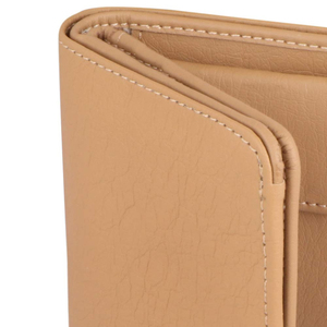 Cartera de cuero, elegante pero práctica, accesorio diario, cartera de cuero con exterior simple que se adapta a las preferencias modernas, cartera de cuero - Product Image 4