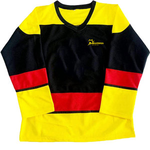 Diseña Tu Propia Camiseta de Hockey sobre Hielo con Nombre de Equipo Personalizado, Diseño Popular, Camiseta de Hockey sobre Hielo de Color Sólido - Product Image 1