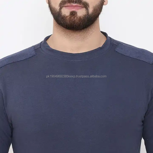 Sudaderas de cuello redondo mezcladas de algodón de alta calidad vintage Basics de otoño con diseño impreso digital - Product Image 6