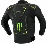 Jaket Motor Pria Kulit Sapi Asli Hitam OEM HSI, Bernapas, Cepat Kering, Resleting Depan, Dilengkapi Pelindung CE