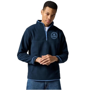 Chaqueta Polar Técnica de Invierno para Hombre con Logotipo Personalizado del Fabricante, Chaqueta Casual con Media Cremallera, Cortavientos, Impermeable, Bordada - Product Image 5