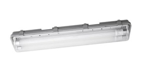 Waterproof LED <b>strip</b> with 2 Essential 7W 4000K 1200Lm 651mm tubes. IP65 (Ledvance 4058075762558) - Product Image 1