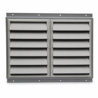 Système de ventilation à panneaux de ventilation en composite SMC pour tours d'alimentation de fermes avicoles et murs de bâtiments d'élevage, taille personnalisée