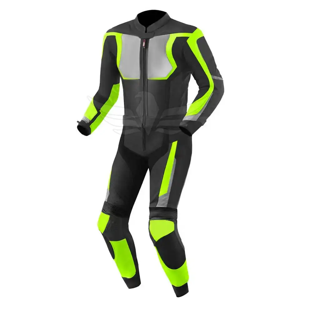 Custom Made Motorbike Leather Suit Motorbike Riding Wear With Custom Designs 2024 Motorbike Leather Suit