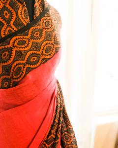 Nouvelle arrivée Saree en lin avec chemisier saris de vêtements indiens pakistanais pour l'approvisionnement mondial en Inde - Product Image 2