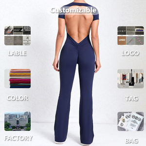 Mono Deportivo de Alta Calidad para Mujer con Espalda Descubierta, Mono Personalizado para Mujer, Trajes Deportivos para Mujer - Product Image 6