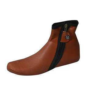 Chaussettes en cuir en gros OEM, logo personnalisé, cuir épais, durables, confort développé pour l'équitation, la construction, la sécurité et le travail - Product Image 2