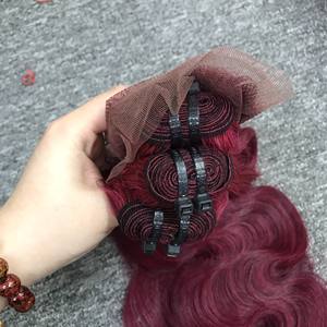 Cheveux ondulés, cheveux en trame, paquets de cheveux vierges du Vietnam 100 paquets de cheveux vierges pour femmes noires - Product Image 2