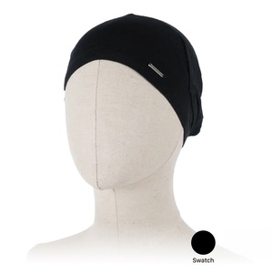 Haute qualité sans broche refroidissement instantané plaine femme noir et bronzage résistant aux odeurs TAKVA Infinity sous-écharpe pour hijabs islamiques - Product Image 5