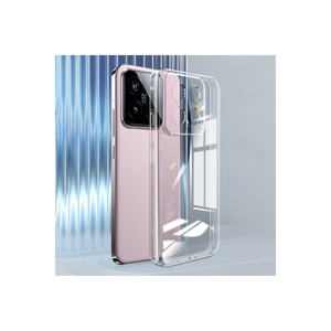 Coque Netzy 9A pour Xiaomi Mi 14 Pro, SAFA, super silicone transparent, antichoc, protection électro-plaquée, protection pour téléphone portable - Product Image 3