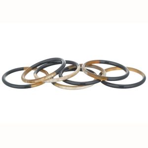 Bracelet en corne de boeuf de luxe Bijoux personnalisés élégants Bracelets en corne de buffle vintage personnalisés Bracelets en corne de buffle polis faits à la main - Product Image 2