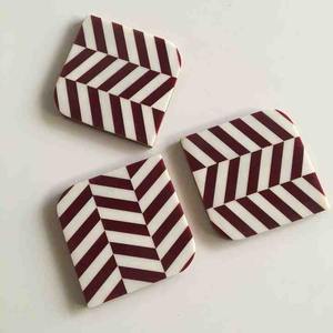 Handmade Bone Inlay Coasters Set Affordable Elegant Drinkware for Home Office <b>Table</b> Decor Low-Cost Gift Idea - Product Image 3